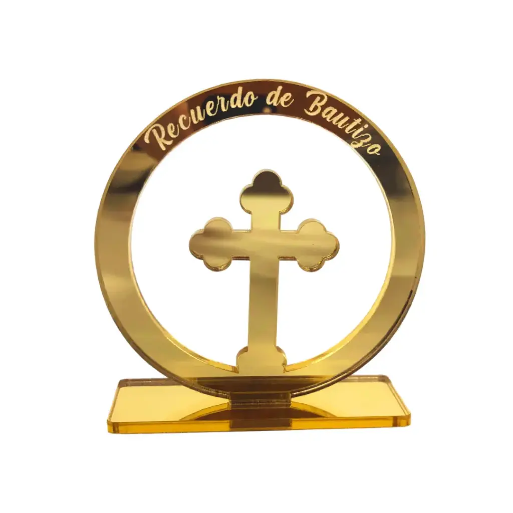 Recuerdo circular con Cruz